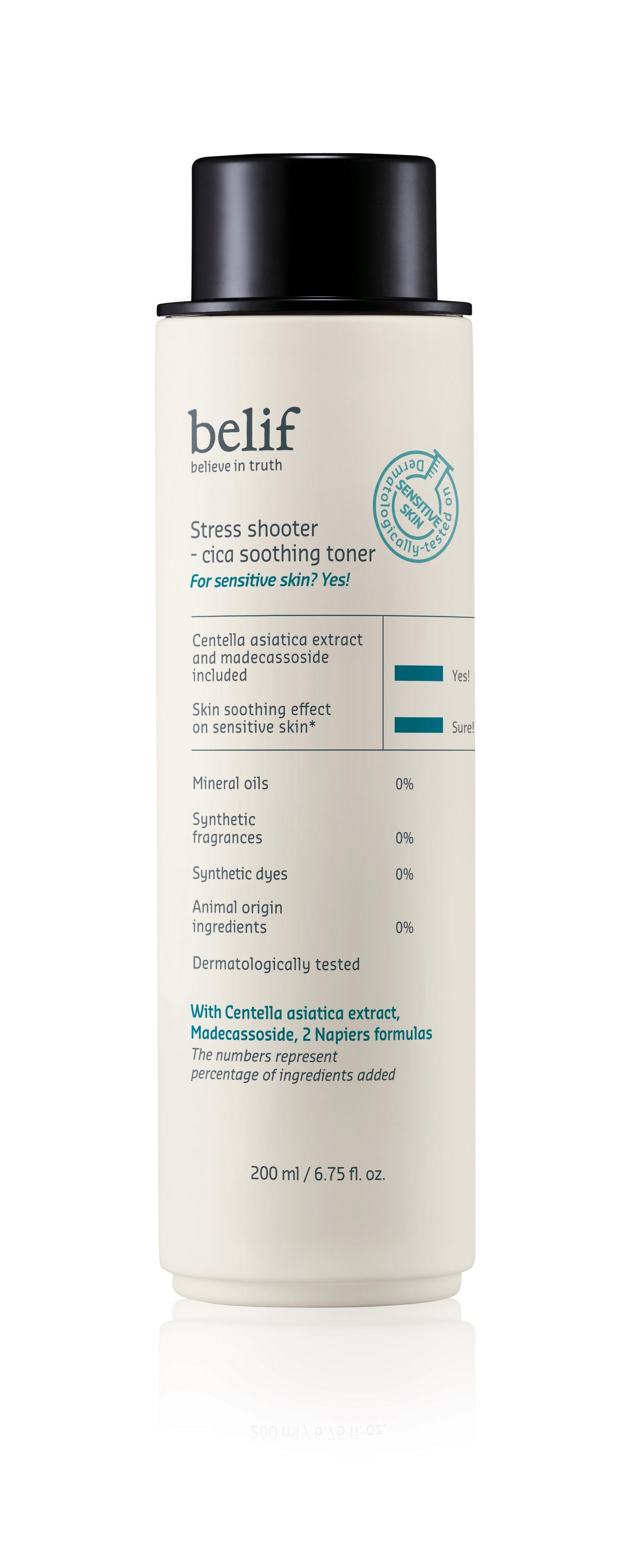 Belif Stress shooter - cica soothing toner 200 ml