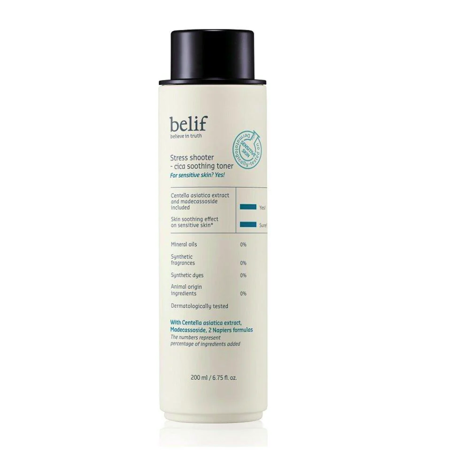 Belif Stress shooter - cica soothing toner 200 ml